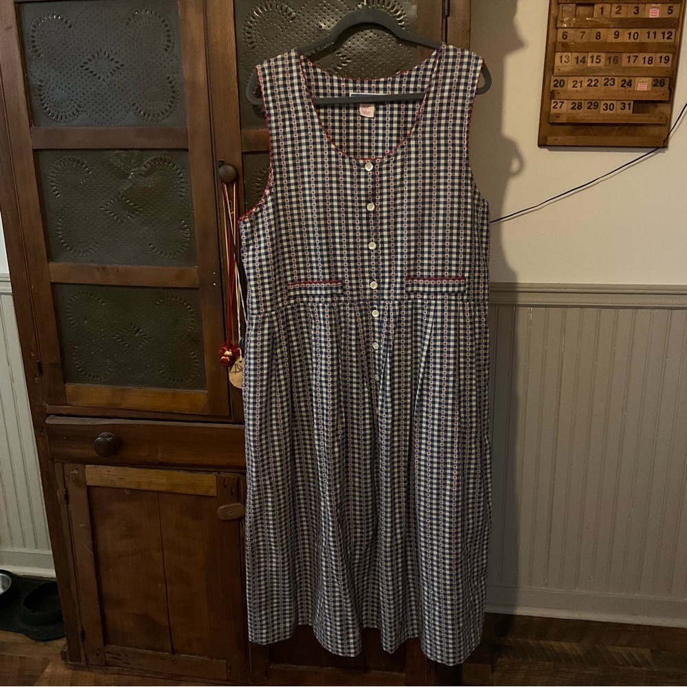 Vintage Bryn Connelly Heart Jumper Dress L